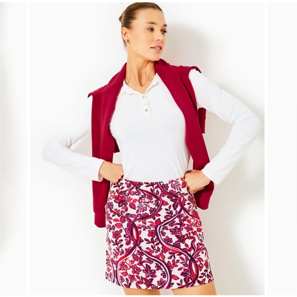 NWT Lilly Monica 17” Skort in Coconut Slice of Paradise